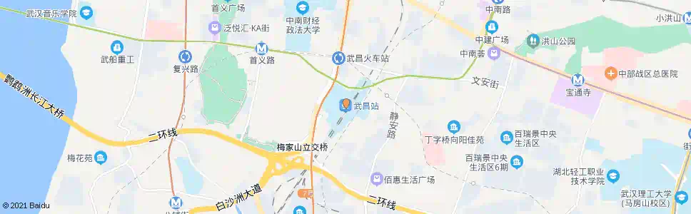 武汉长征路口_公交站地图_武汉公交_妙搜公交查询2025