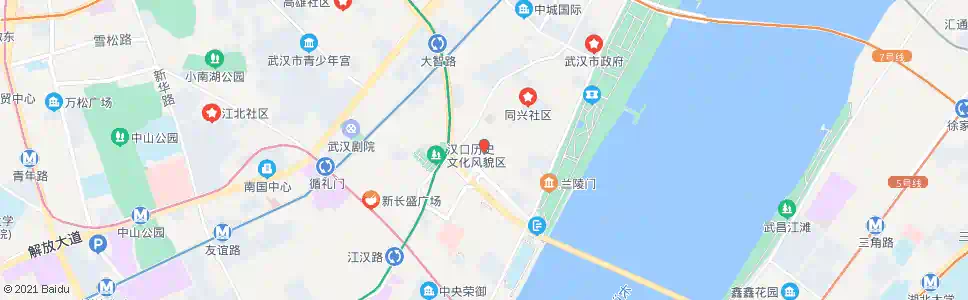 武汉胜利街兰陵路_公交站地图_武汉公交_妙搜公交查询2025