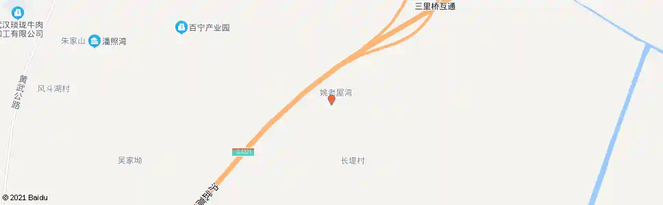 武汉黄武公路三里镇_公交站地图_武汉公交_妙搜公交查询2025