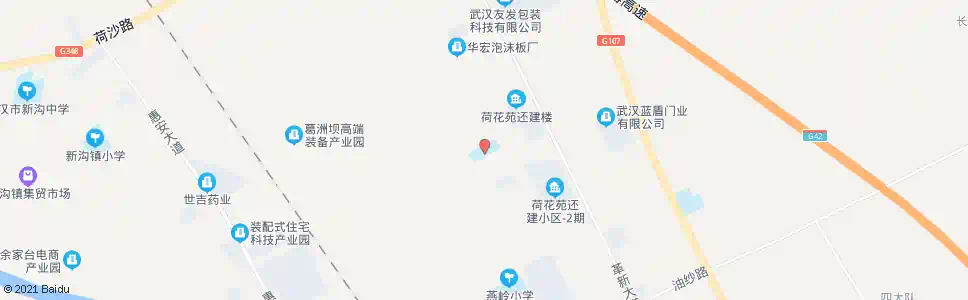 武汉荷花路荷包湖门诊部_公交站地图_武汉公交_妙搜公交查询2025