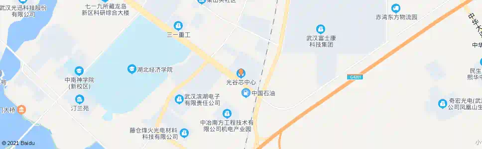 武汉光谷大道光谷芯中心_公交站地图_武汉公交_妙搜公交查询2025