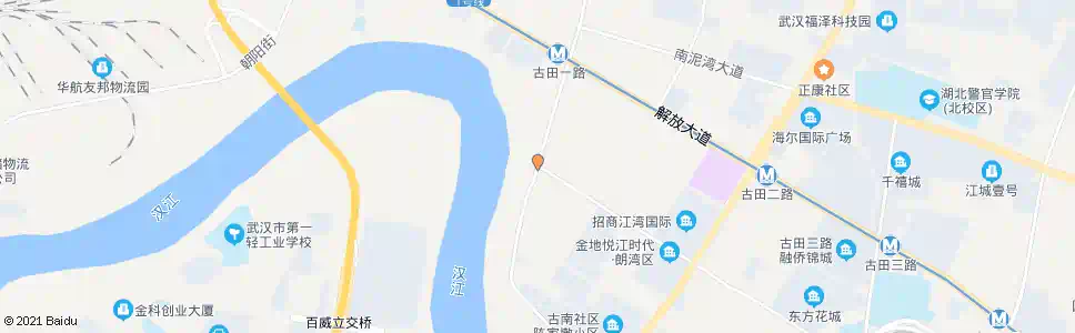 武汉古田一路古田路口_公交站地图_武汉公交_妙搜公交查询2025