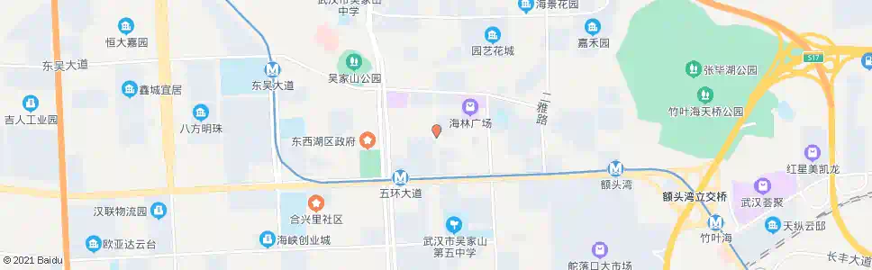 武汉田园大道四明路_公交站地图_武汉公交_妙搜公交查询2025