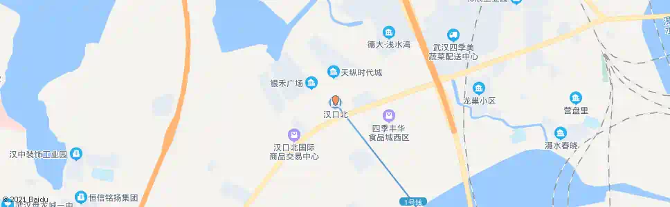武汉汉口北大道汉口北_公交站地图_武汉公交_妙搜公交查询2025