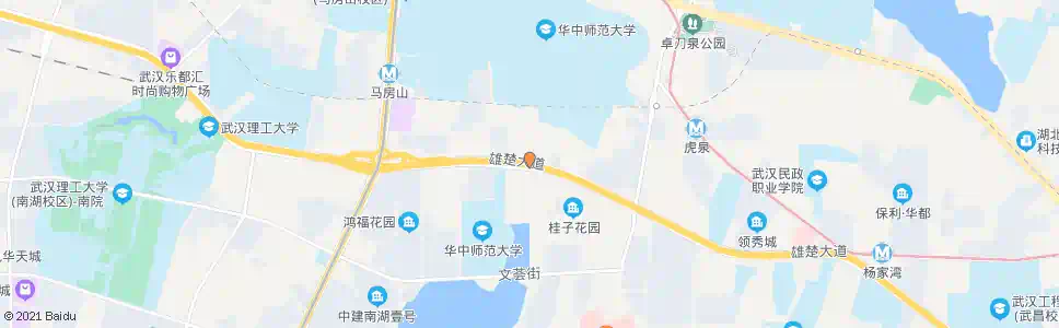 武汉雄楚大道元宝山_公交站地图_武汉公交_妙搜公交查询2025