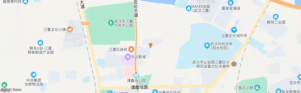 武汉金龙大道谭鑫培大桥_公交站地图_武汉公交_妙搜公交查询2025