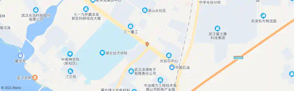 武汉光谷大道流芳大道_公交站地图_武汉公交_妙搜公交查询2025