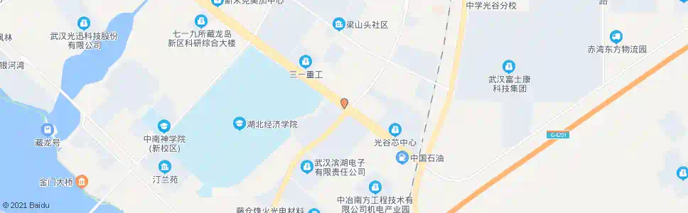 武汉流芳大道光谷大道口_公交站地图_武汉公交_妙搜公交查询2025