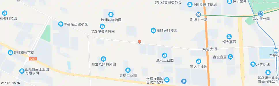 武汉东吴大道新城十五路_公交站地图_武汉公交_妙搜公交查询2025