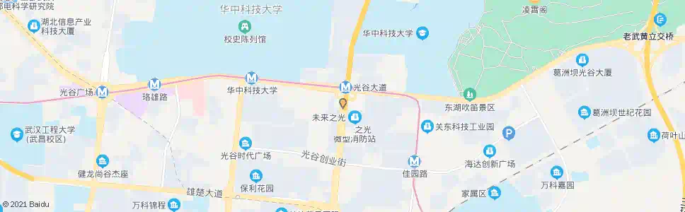 武汉光谷大道竹林熊_公交站地图_武汉公交_妙搜公交查询2025