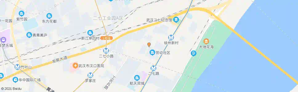 武汉二七北路二七横路口_公交站地图_武汉公交_妙搜公交查询2025