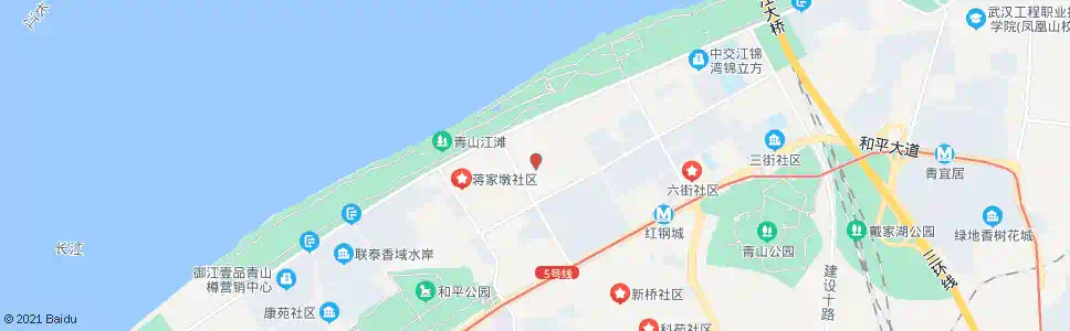 武汉红钢一街东华园_公交站地图_武汉公交_妙搜公交查询2025