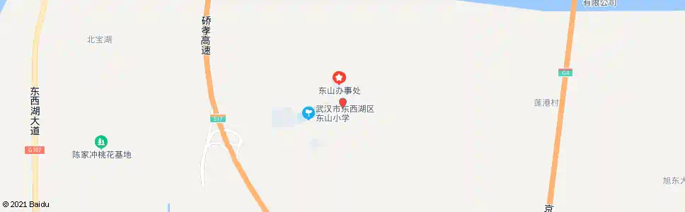 武汉东柏路东山办事处_公交站地图_武汉公交_妙搜公交查询2025
