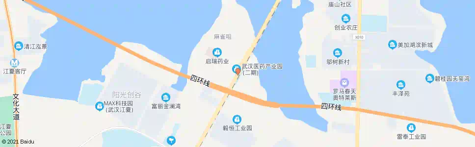 武汉阳光大道城际铁路普安站_公交站地图_武汉公交_妙搜公交查询2025