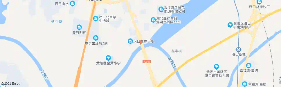 武汉汉黄路岱山二桥_公交站地图_武汉公交_妙搜公交查询2025