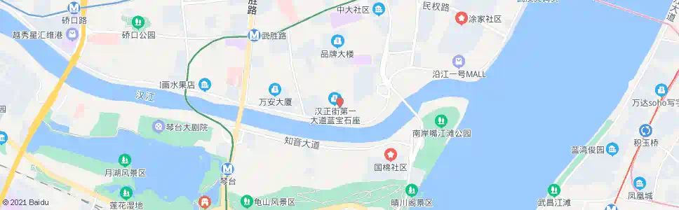 武汉多福路第一大道_公交站地图_武汉公交_妙搜公交查询2025