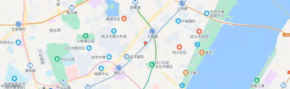 武汉京汉大道交易街_公交站地图_武汉公交_妙搜公交查询2025