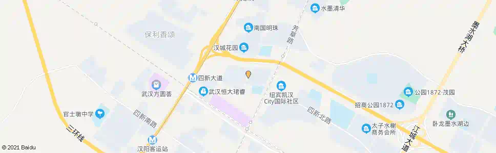 武汉芳草西路汉城路_公交站地图_武汉公交_妙搜公交查询2025