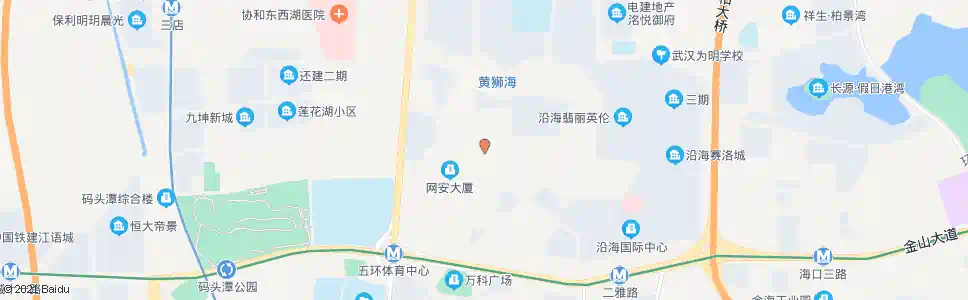 武汉三店中路黄狮海岸_公交站地图_武汉公交_妙搜公交查询2025
