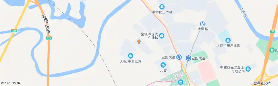 武汉金潭路汉宏科技园_公交站地图_武汉公交_妙搜公交查询2025