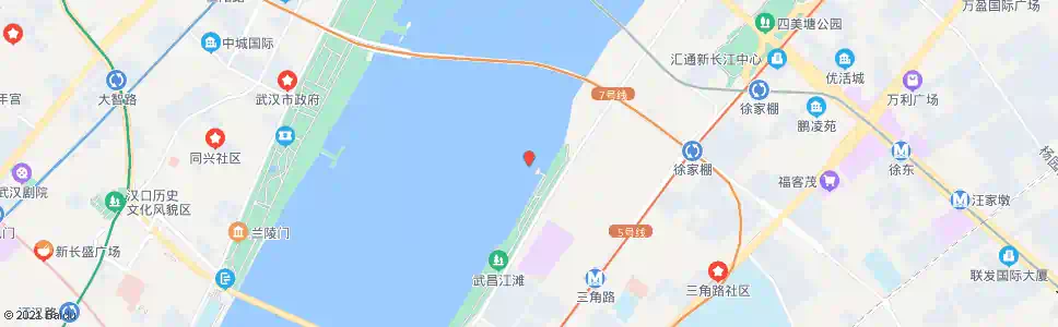 武汉武昌月亮湾码头_公交站地图_武汉公交_妙搜公交查询2025