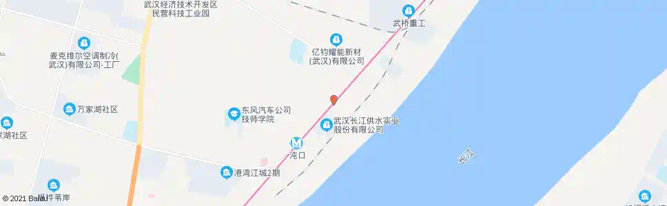 武汉沌口路长江供水_公交站地图_武汉公交_妙搜公交查询2025