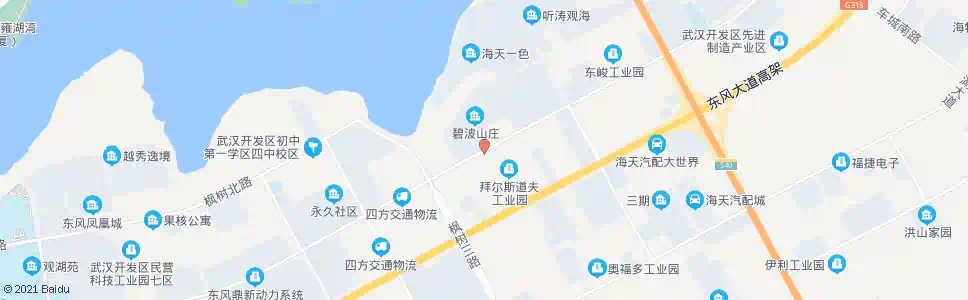 武汉后官湖大道枫树二路_公交站地图_武汉公交_妙搜公交查询2025
