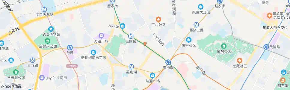 武汉香港路紫藤花园_公交站地图_武汉公交_妙搜公交查询2025