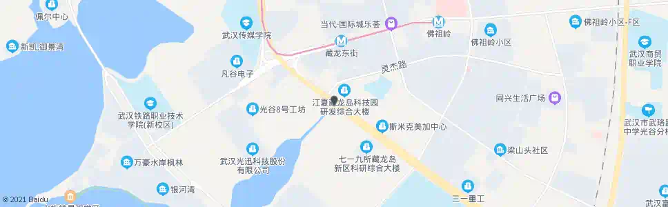 武汉光谷大道堡湖嘴_公交站地图_武汉公交_妙搜公交查询2025