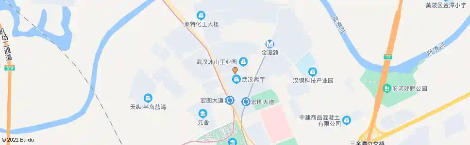 武汉银潭路宏图路口_公交站地图_武汉公交_妙搜公交查询2025