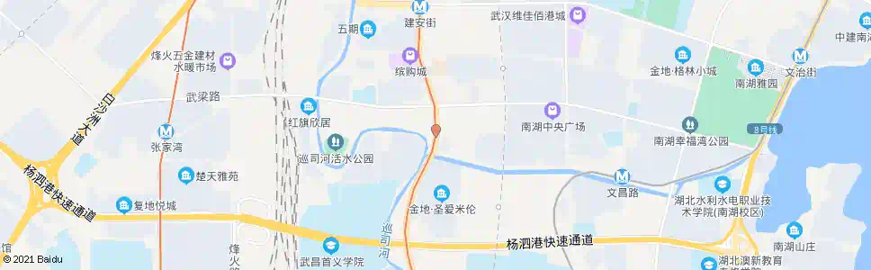 武汉李纸路东方桥_公交站地图_武汉公交_妙搜公交查询2025