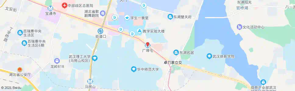 武汉广八路广埠屯_公交站地图_武汉公交_妙搜公交查询2025