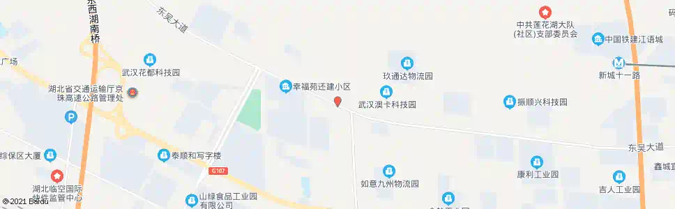 武汉东吴大道新城十八路_公交站地图_武汉公交_妙搜公交查询2025