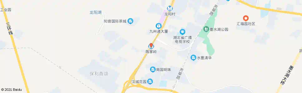 武汉陶家岭站_公交站地图_武汉公交_妙搜公交查询2025