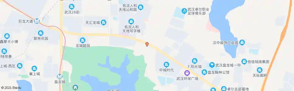 武汉巨龙大道盘龙三路_公交站地图_武汉公交_妙搜公交查询2025