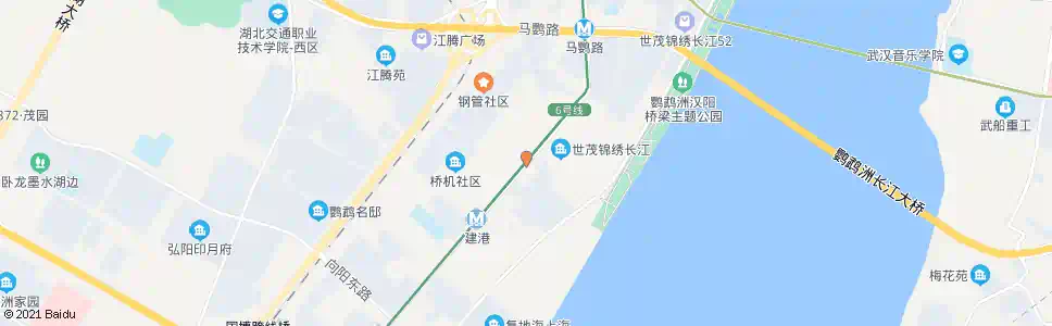 武汉鹦鹉大道杨泗庙_公交站地图_武汉公交_妙搜公交查询2025