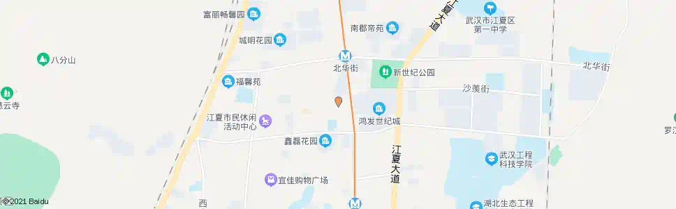 武汉沙羡街中心港市场_公交站地图_武汉公交_妙搜公交查询2025