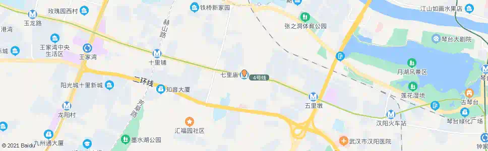 武汉七里庙站_公交站地图_武汉公交_妙搜公交查询2025