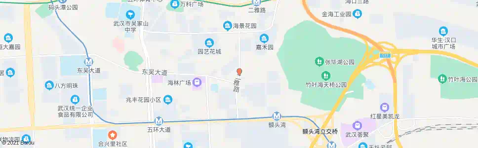 武汉二雅路东吴大道_公交站地图_武汉公交_妙搜公交查询2025