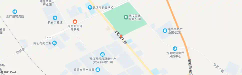 武汉东西湖大道走马岭壹號路_公交站地图_武汉公交_妙搜公交查询2025