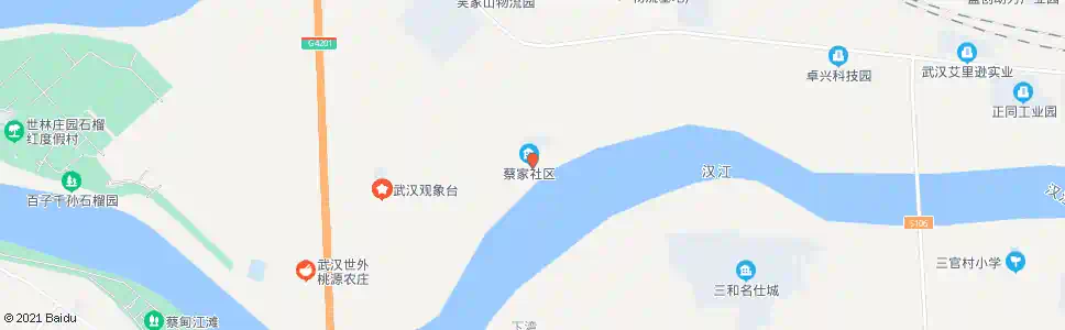 武汉慈惠街蔡家大队_公交站地图_武汉公交_妙搜公交查询2025