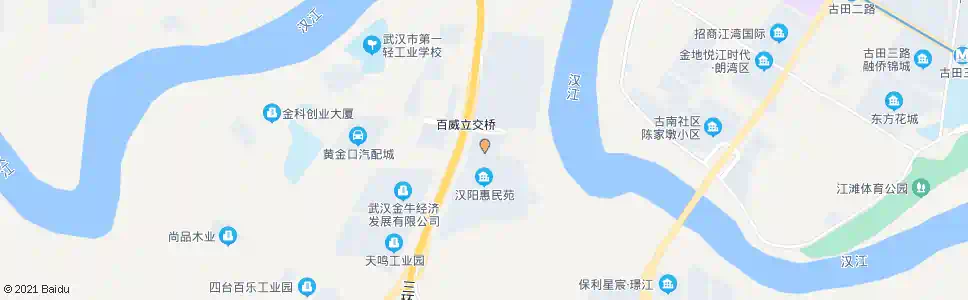 武汉惠民路百威路_公交站地图_武汉公交_妙搜公交查询2025