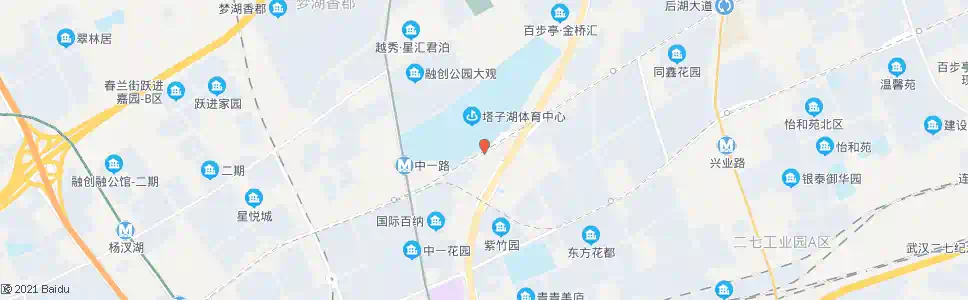 武汉后湖大道体育中心_公交站地图_武汉公交_妙搜公交查询2025