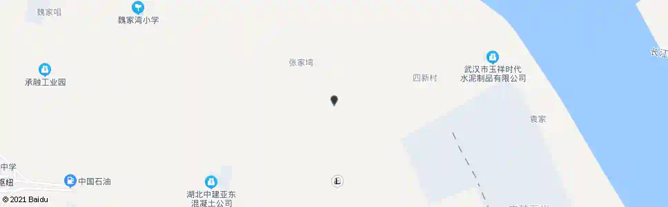 武汉化工大道上渡口村_公交站地图_武汉公交_妙搜公交查询2025