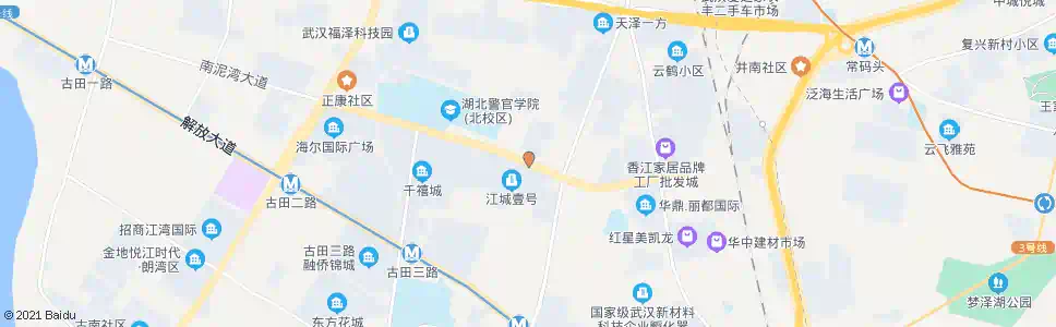 武汉南泥湾大道古田四路_公交站地图_武汉公交_妙搜公交查询2025