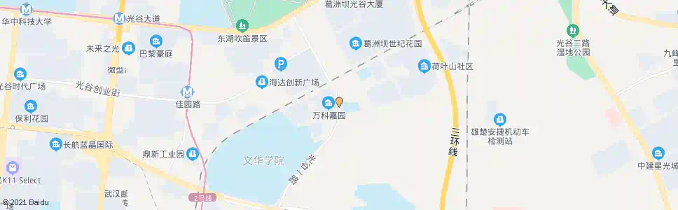 武汉光谷一路文豪路_公交站地图_武汉公交_妙搜公交查询2025