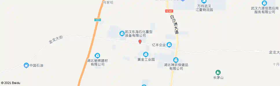 武汉金龙大道同兴村_公交站地图_武汉公交_妙搜公交查询2025