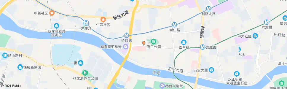 武汉中国银行_公交站地图_武汉公交_妙搜公交查询2025