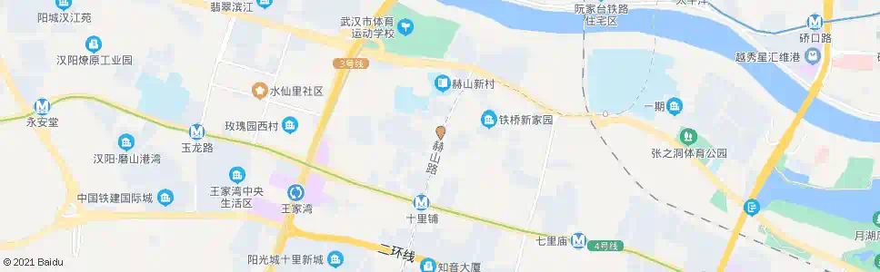 武汉赫山路昌家湾_公交站地图_武汉公交_妙搜公交查询2025