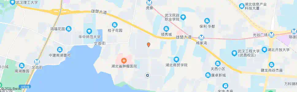 武汉楚康路雄楚大道_公交站地图_武汉公交_妙搜公交查询2025